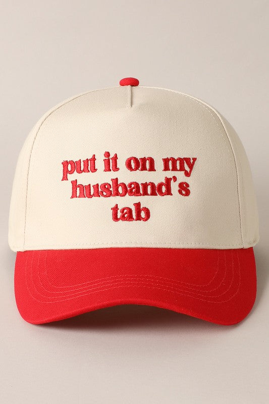 Put It On My Husband Tab - Cap