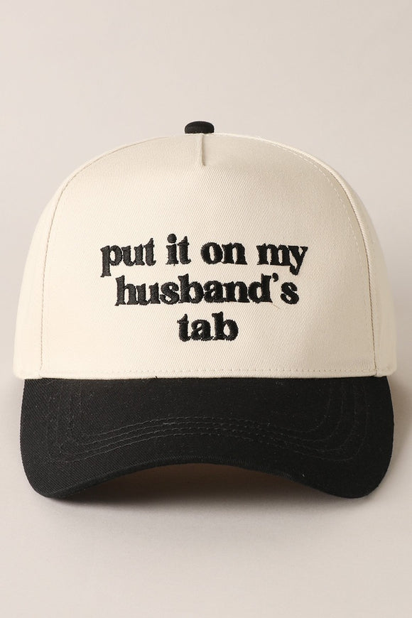 Put it on my husband's tab cap 