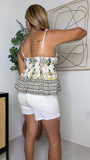 Becky - White Denim Shorts