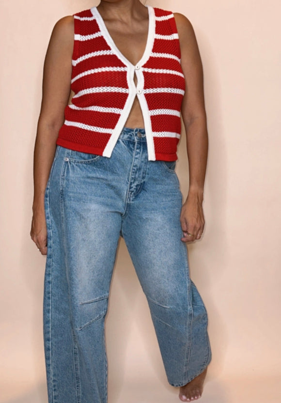 Adriana - Red Vest