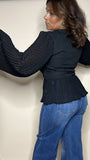 Hortencia - Black Tie Top