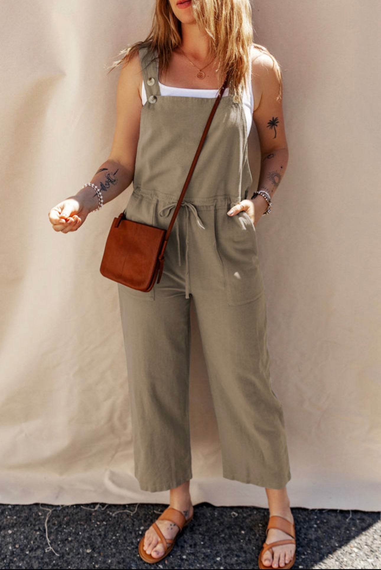 Cropped Overall