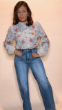 Mireya - Embroidered Button Up