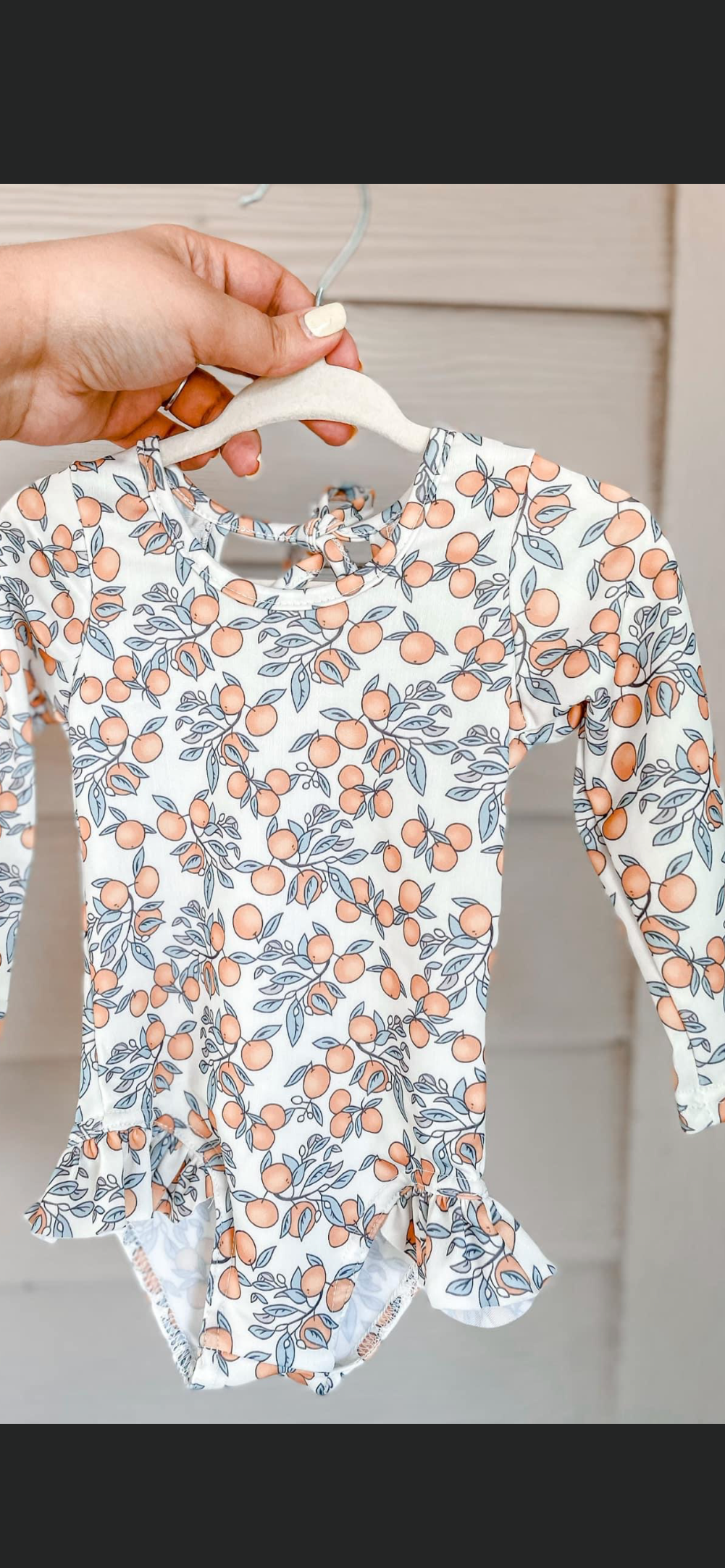 Citrus Long Sleeve swim